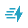Fast energy symbol illustration